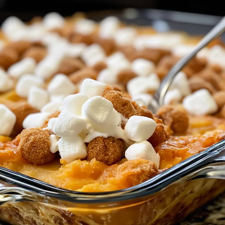 Easy Sweet Potato Casserole: Perfect Gooey Marshmallow Topping